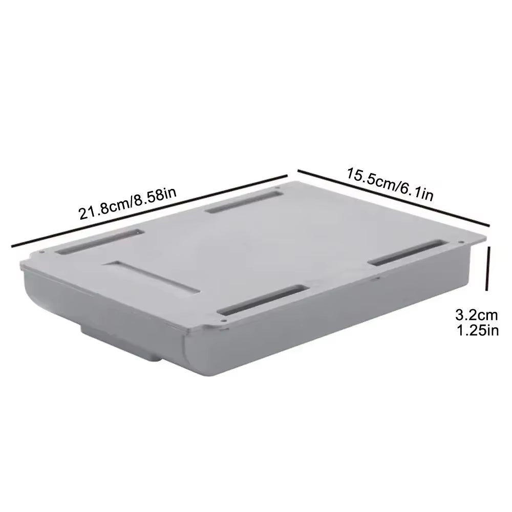 Hidden Desk Drawer Organizer — No Screws Needed